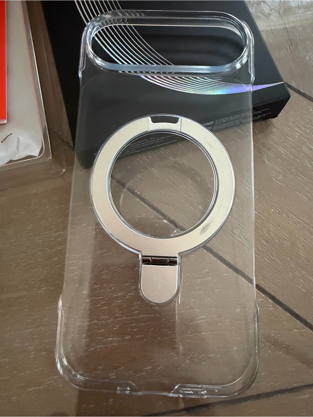 TORRAS Clear Slim MagSafe Stand Case for iPhone 17 Air